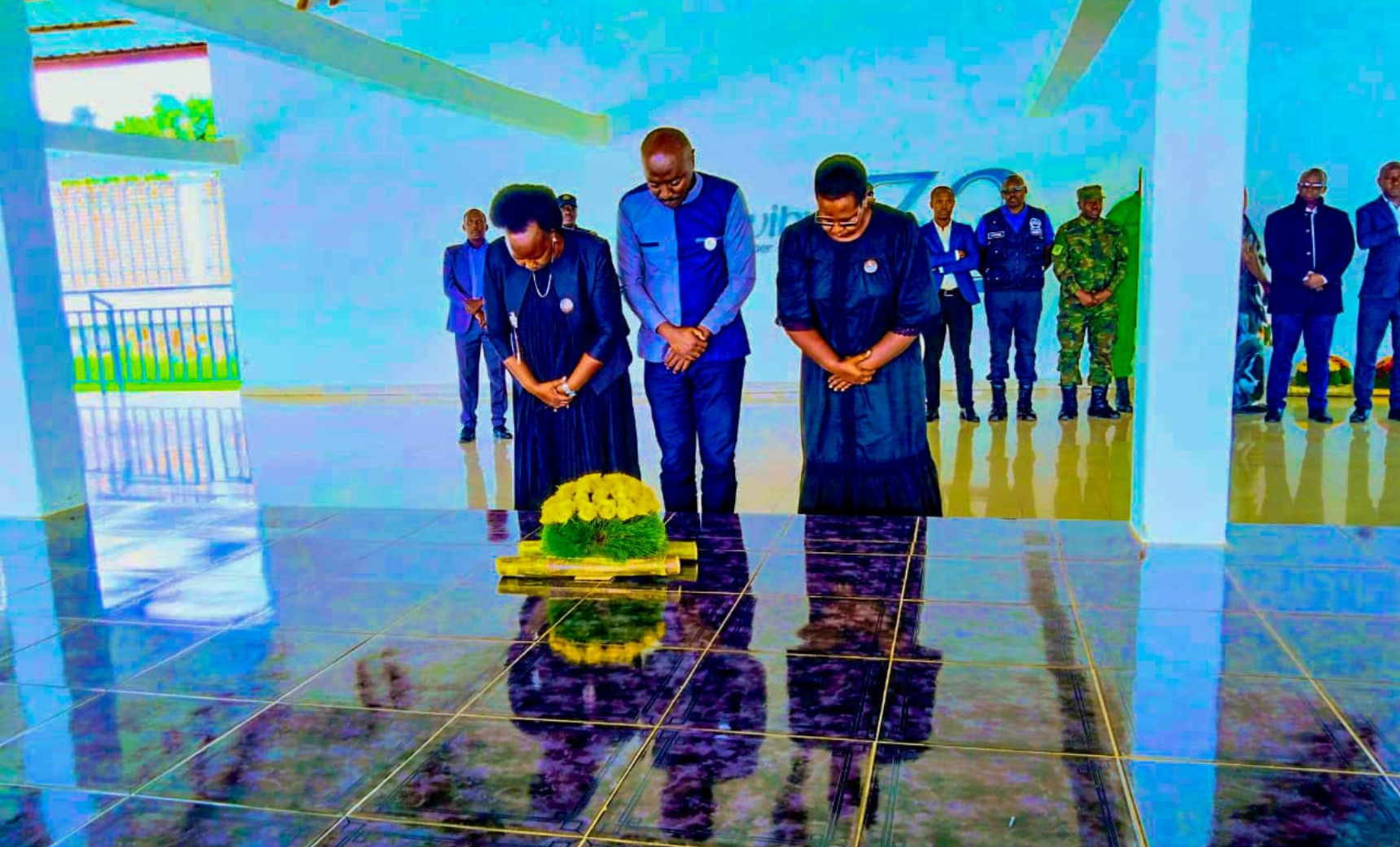 BTN Rwanda | #Kwibuka32 :Akarere ka Nyanza bibutse Jenoside yakorewe ...
